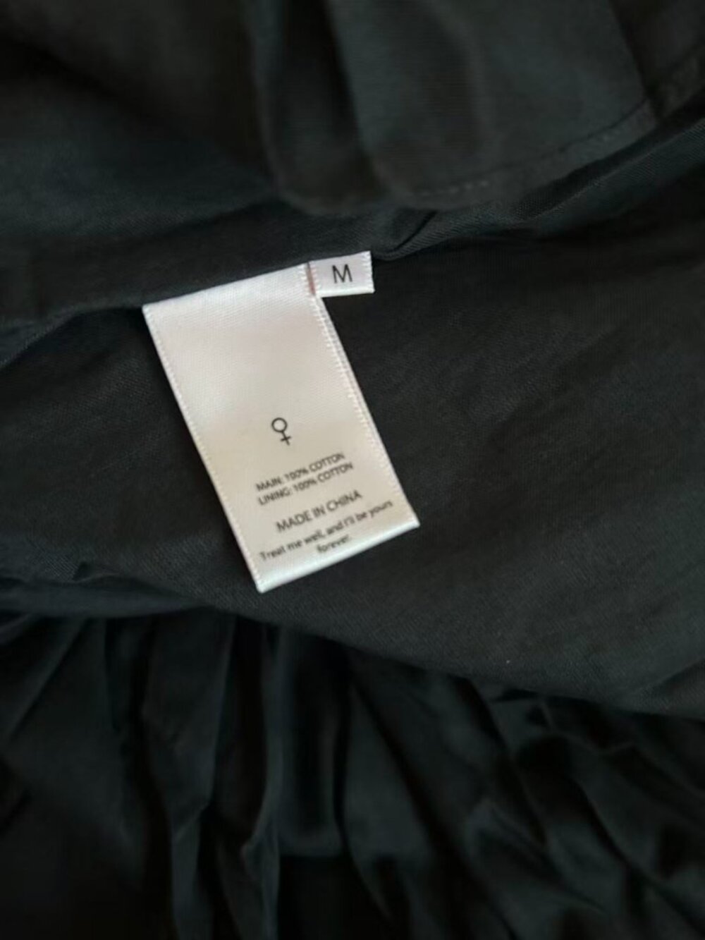 Selkie The Caviar Cupid Midi Dress Medium Black Noir - Picture 9 of 10